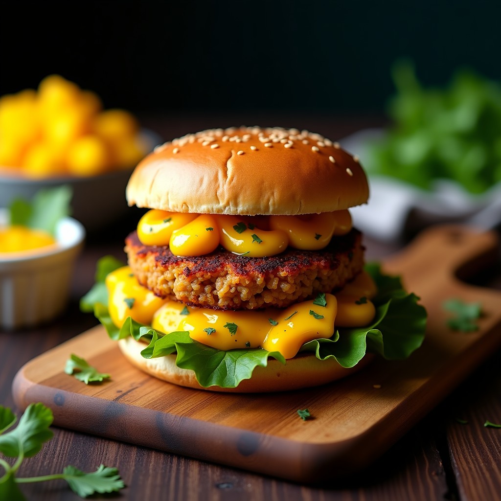 Hamburguesas de Insectos con Salsa de Mango: Receta Sostenible y Alta en Proteína