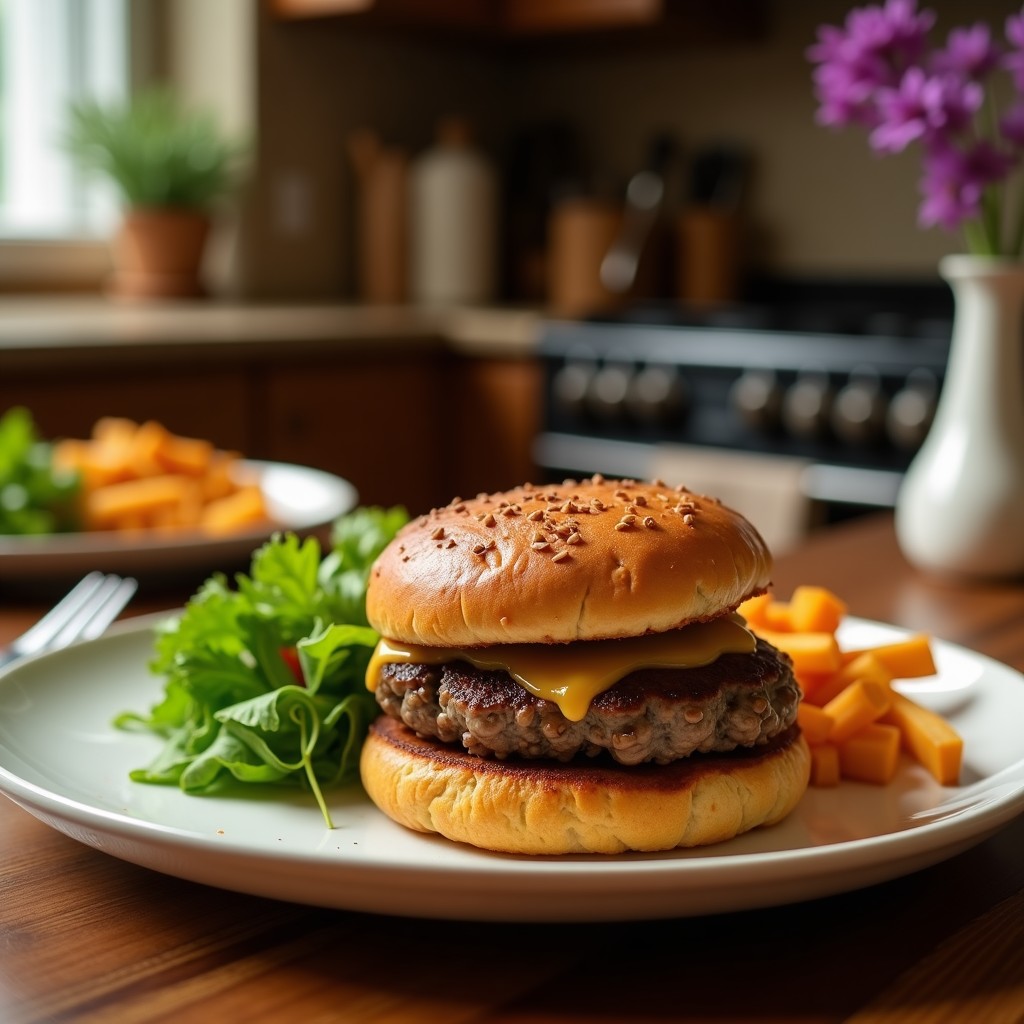 Hamburguesas de Shiitake y Quinoa: Receta Vegana Alta en Umami en Airfryer
