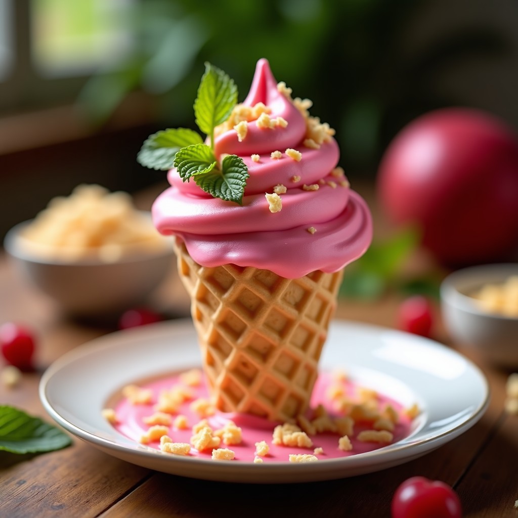 Helado de Acerola y Coconut Milk: Postre Brasileño Sin Lácteos y Antioxidante en 3 Ingredientes