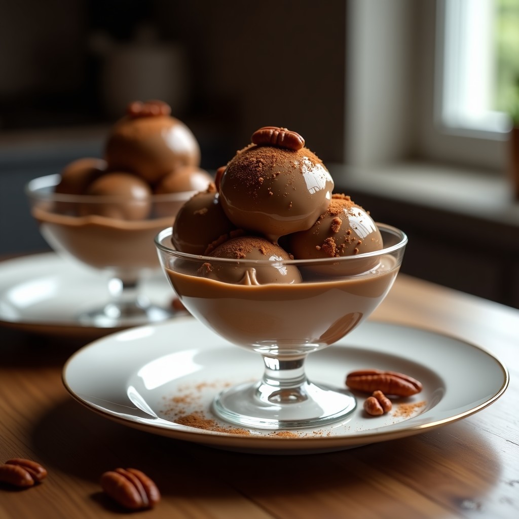 Helado de Café y Canela con Trozos de Nuez: Postre Vegano en Thermomix
