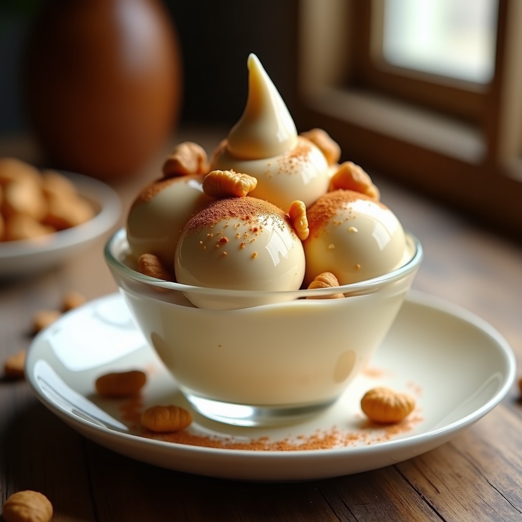 Helado de Plátano Macho y Cacahuete: Postre Vegano Sin Azúcar y Sin Lácteos