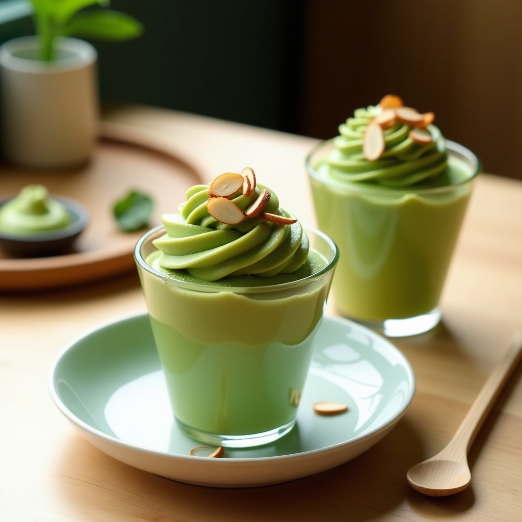 Helado de Té Matcha y Wasabi: Postre Japonés Vegano Sin Azúcar y Detox