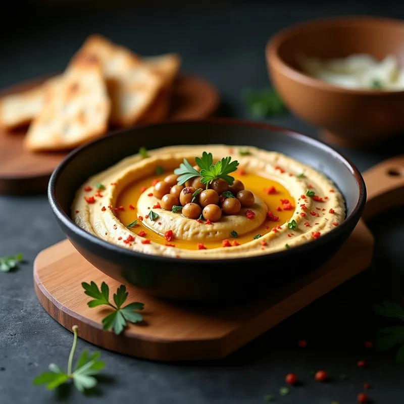 Hummus de Berenjena Ahumada: Receta Cremosa en Horno con Toque a Leña