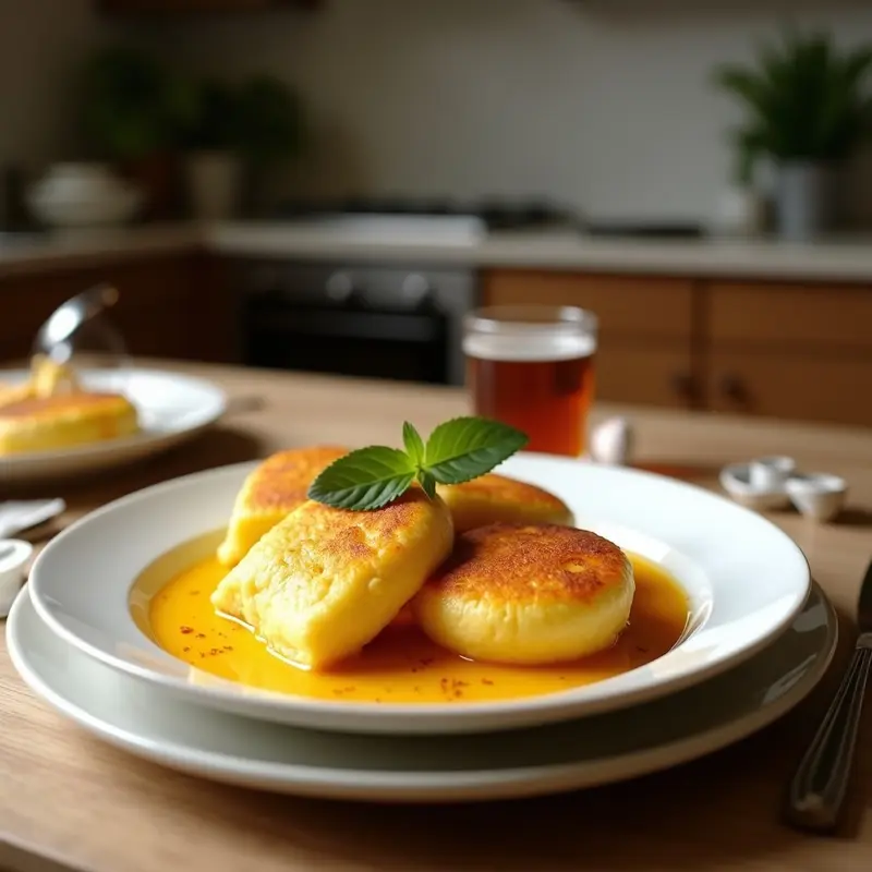 Leche Frita con Canela y Azúcar: Postre vivo de Ferias Andaluzas