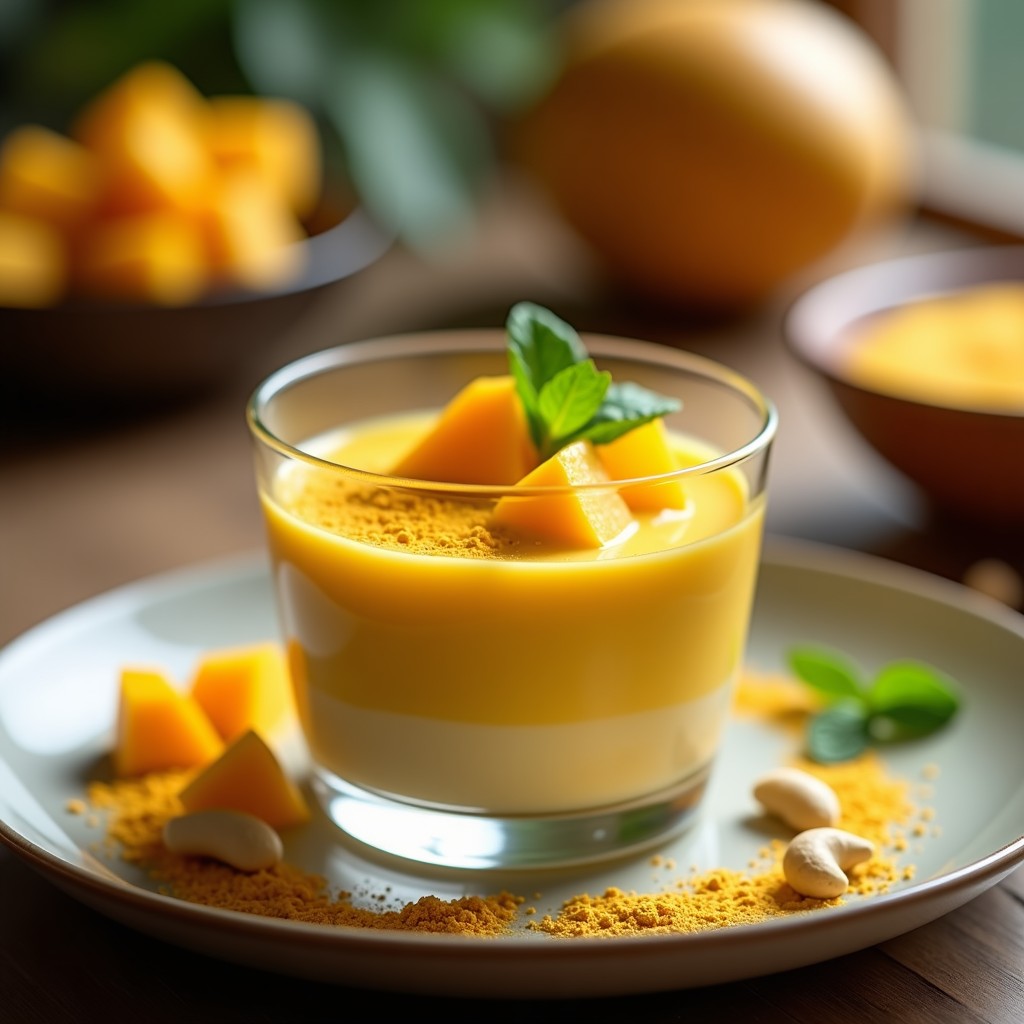 Mousse de Mango y Cúrcuma: Receta Postre Saludable en Airfryer Sin Azúcar
