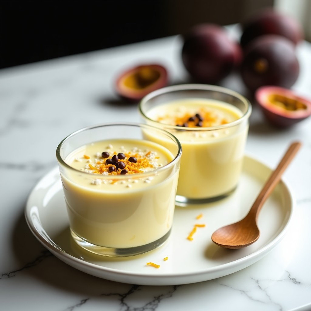 Mousse de Maracuyá y Aquafaba: Postre Vegano Sin Horno y Bajo en Calorías