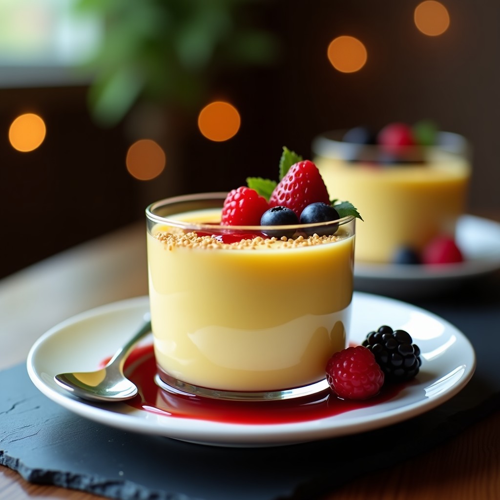 Mousse de Maracuyá y Amaranto con Coulis de Frutos Rojos: Postre Sin Azúcar y Alto en Fibra