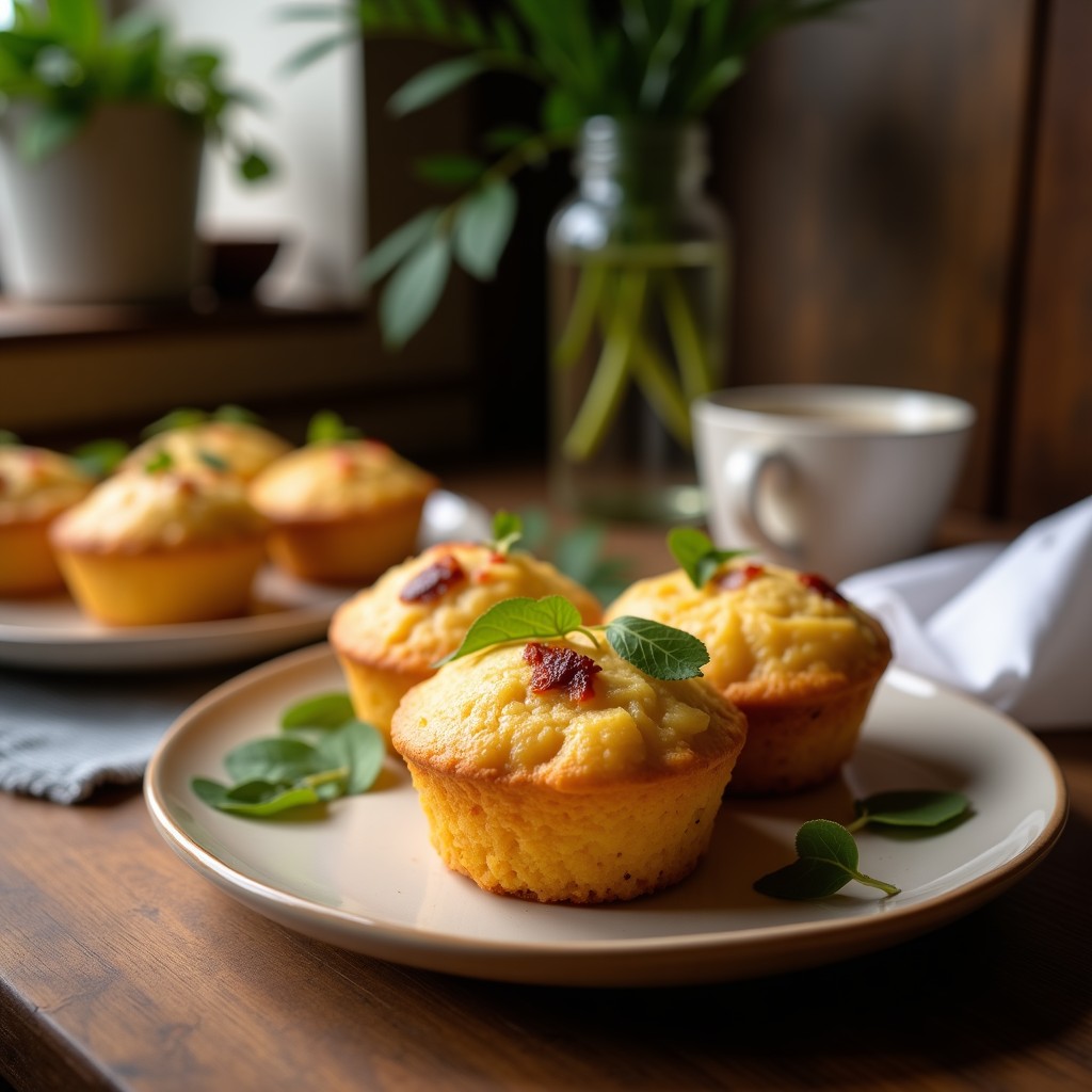 Muffins de Batata Morada y Queso de Cabra: Desayuno Sin Harina y Rico en Antioxidantes