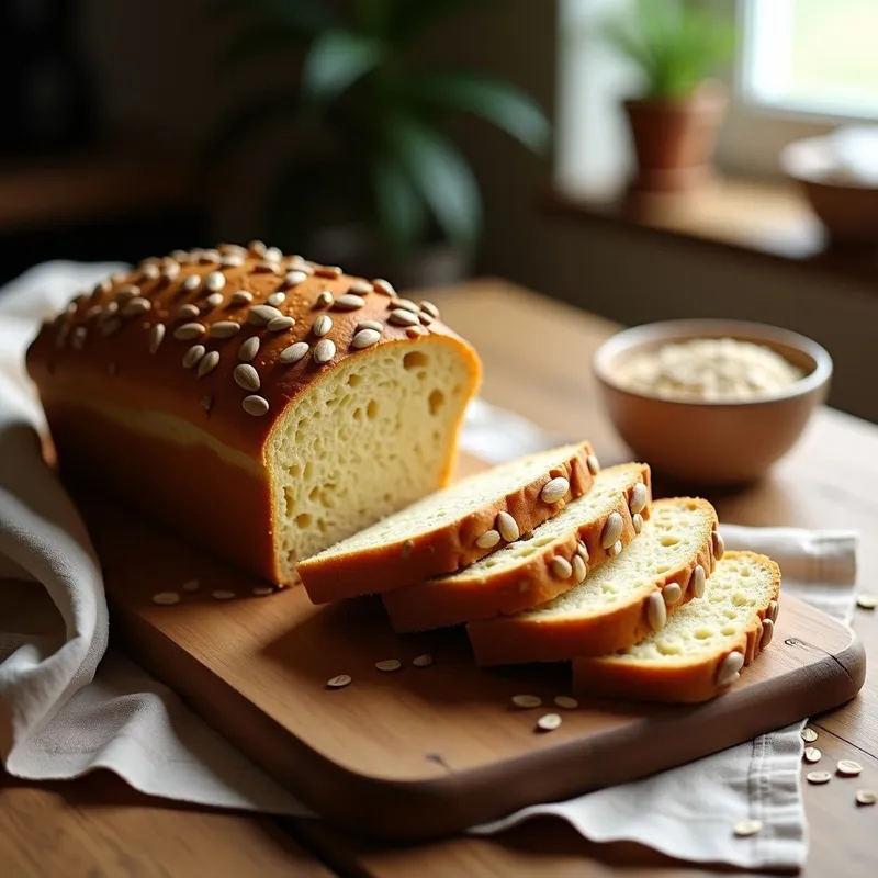 Pan de Molde Integral: Receta Sin Harina y sin Amasar en 5 Ingredientes