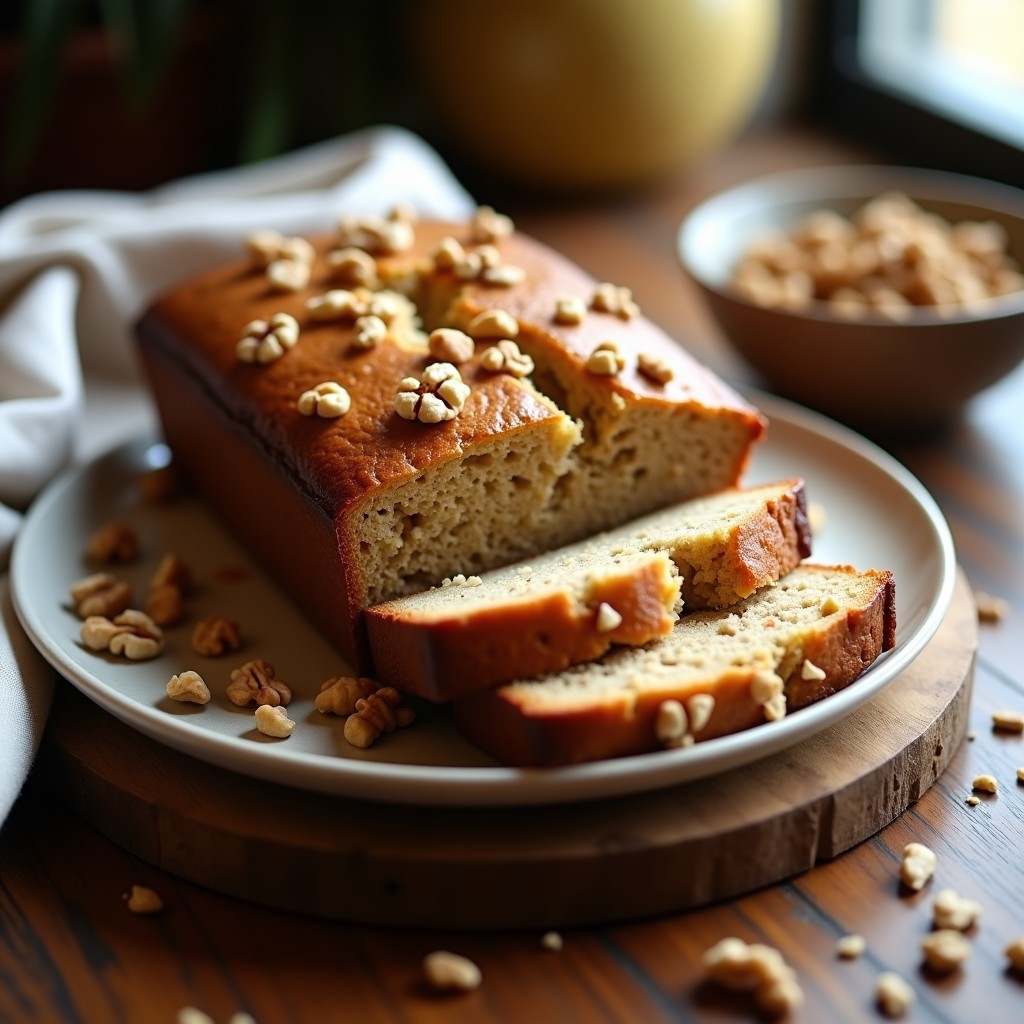 Pan de Plátano Proteico: Receta Sin Harina y Alta en Proteína en 40 Minutos
