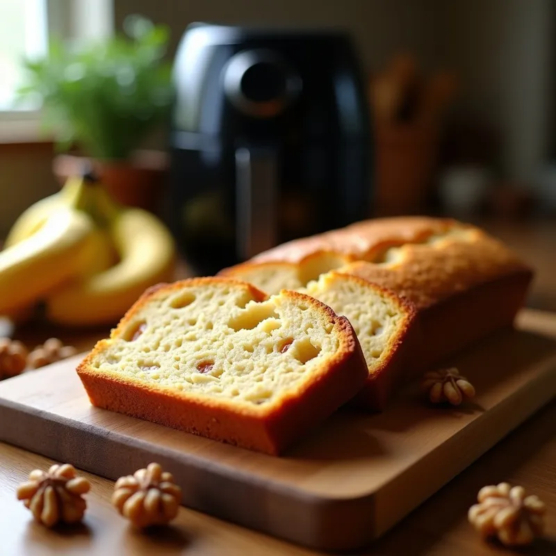 Pan de Plátano sin Harina: Receta en Airfryer y Ultra Esponjoso