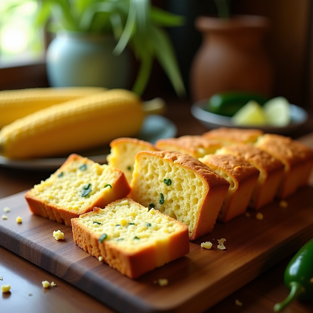 Pan de Elote y Jalapeño: Receta Sin Gluten en Thermomix para Aperitivos