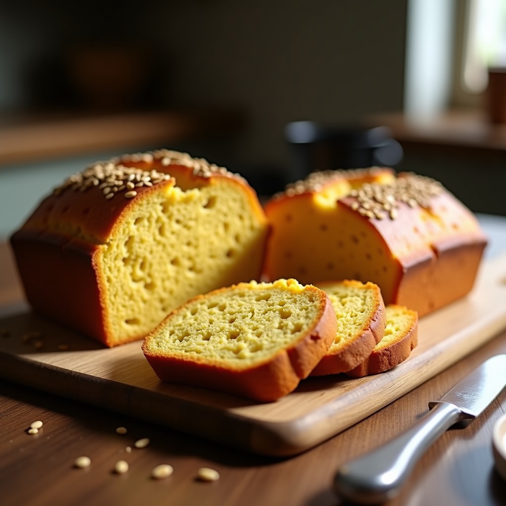 Pan de Maíz y Semillas de Girasol: Receta Sin Gluten y Sin Huevo para Acompañar