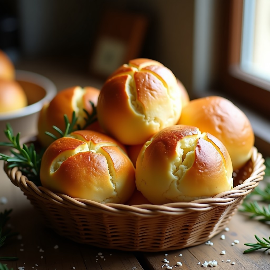 Pan de Queso de Almendras y Romero: Receta Sin Gluten en Airfryer con 3 Ingredientes