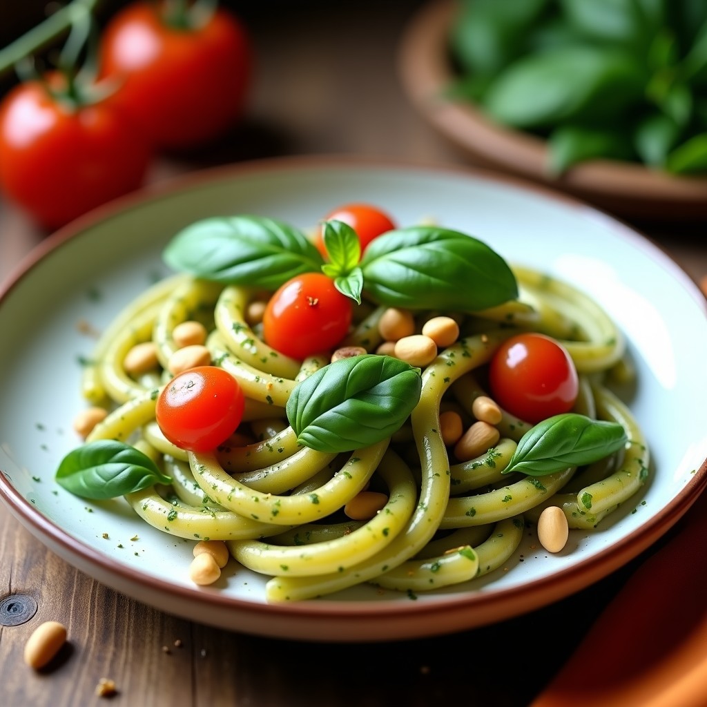 Pasta de Garbanzos con Pesto de Espirulina: Receta Sin Gluten y Alta en Hierro