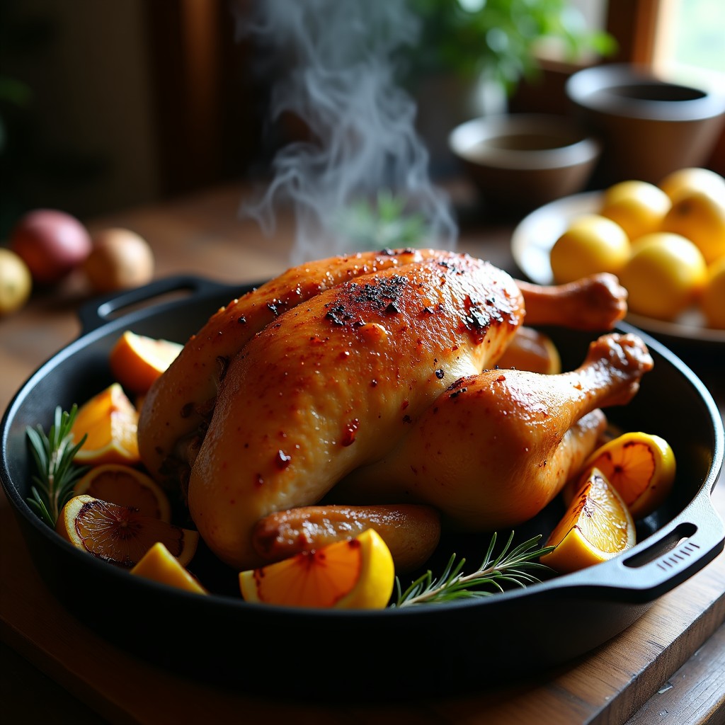 Pollo Asado al Limón y Ajo: La Receta Jugosa y Fácil al Horno