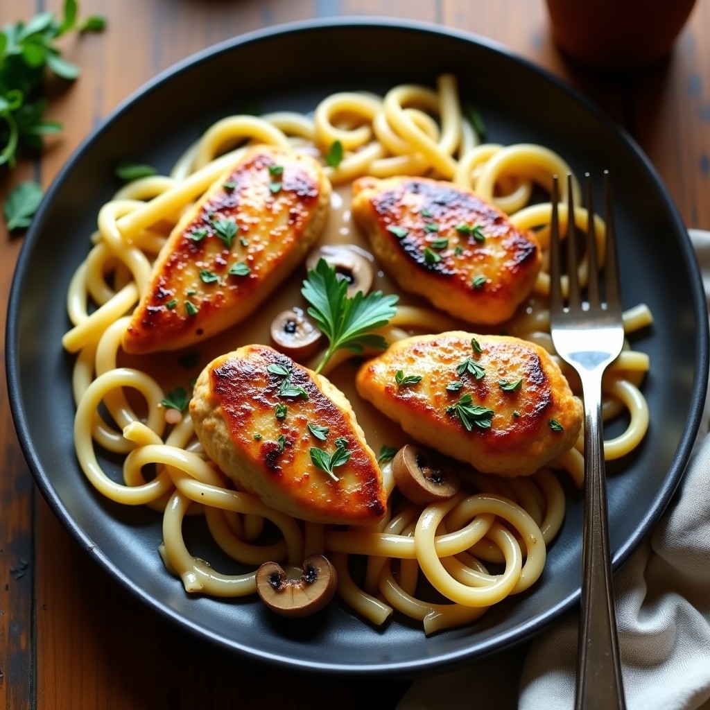 Pollo Marsala Cremoso: Receta Italiana Fácil en 35 Minutos