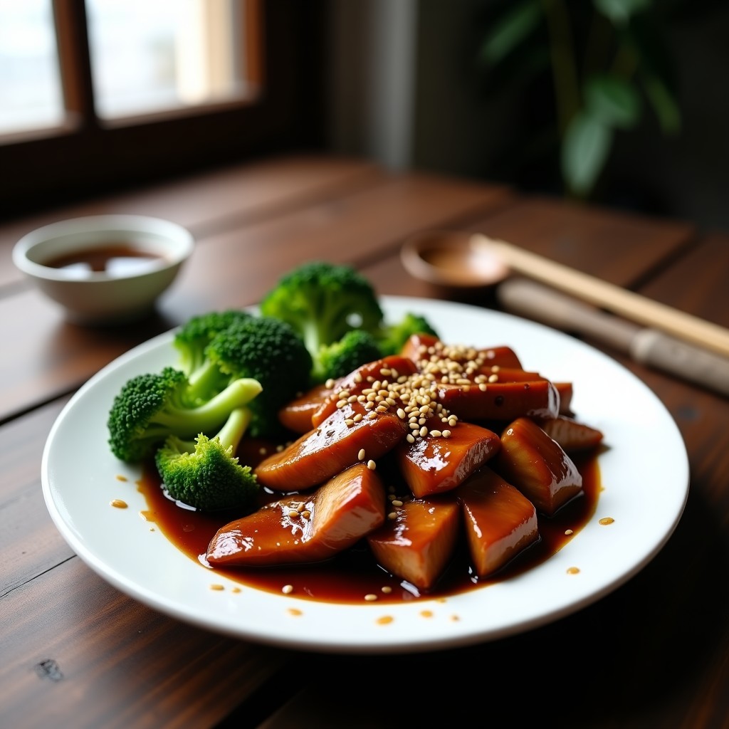 Pollo Teriyaki con Brócoli al Vapor: Receta Japonesa en Olla Express y Sin Azúcar