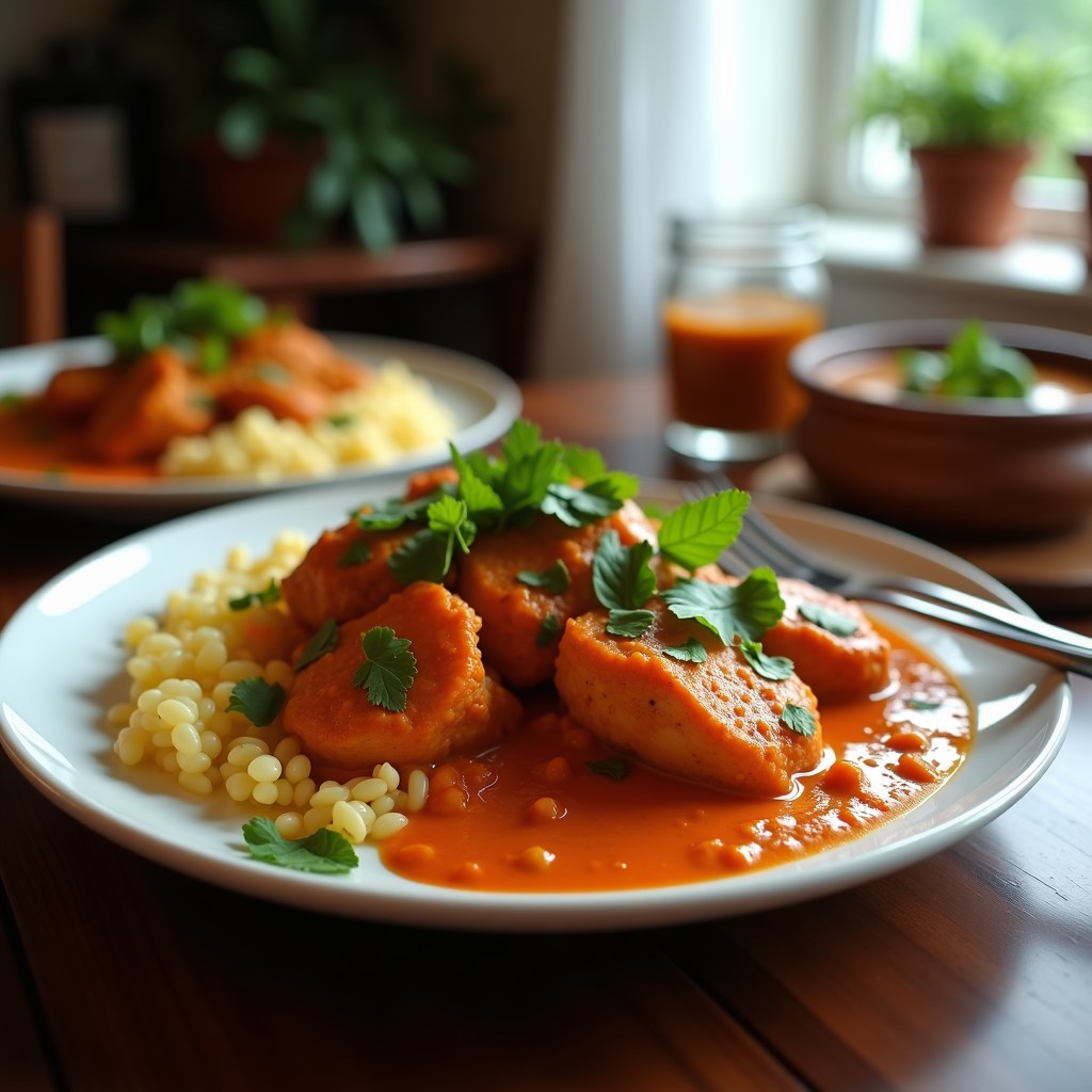 Pollo Tikka Masala Casero Fácil y Cremoso: La Receta India Más Reconfortante en 45 Minutos
