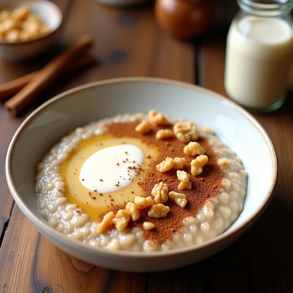 Porridge de Amaranto con Leche de Anacardos y Canela: Desayuno Sin Lactosa y Antiinflamatorio