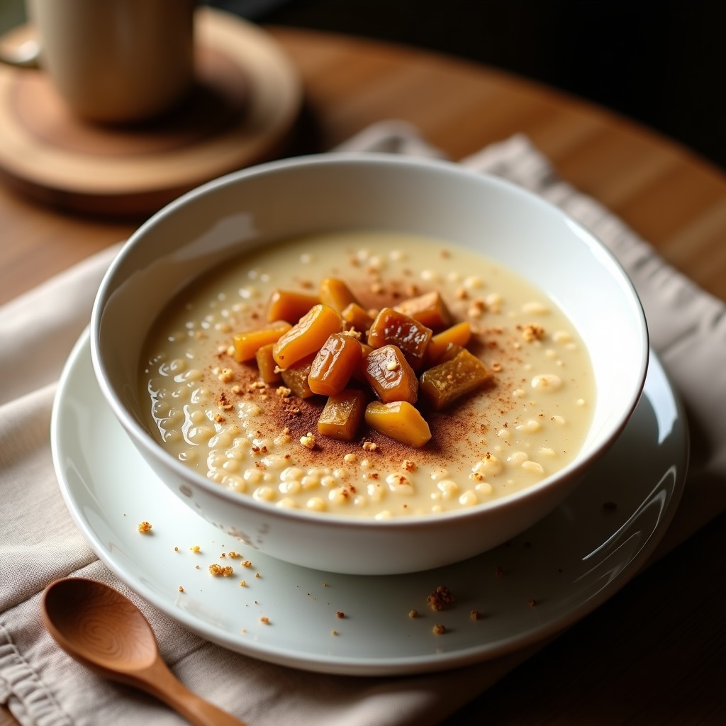 Porridge de Quinoa con Leche de Camello y Dátiles: Desayuno Energético y Sin Lactosa