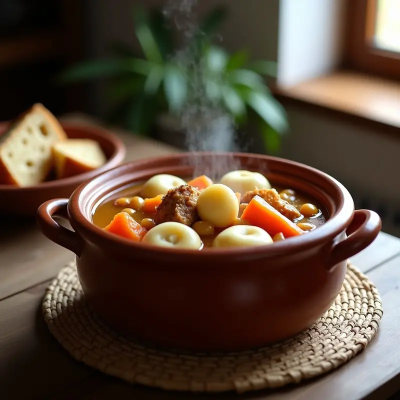 Puchero Manchego con Gallina y Pelotas: Guiso de la Abuela para Reuniones Familiares
