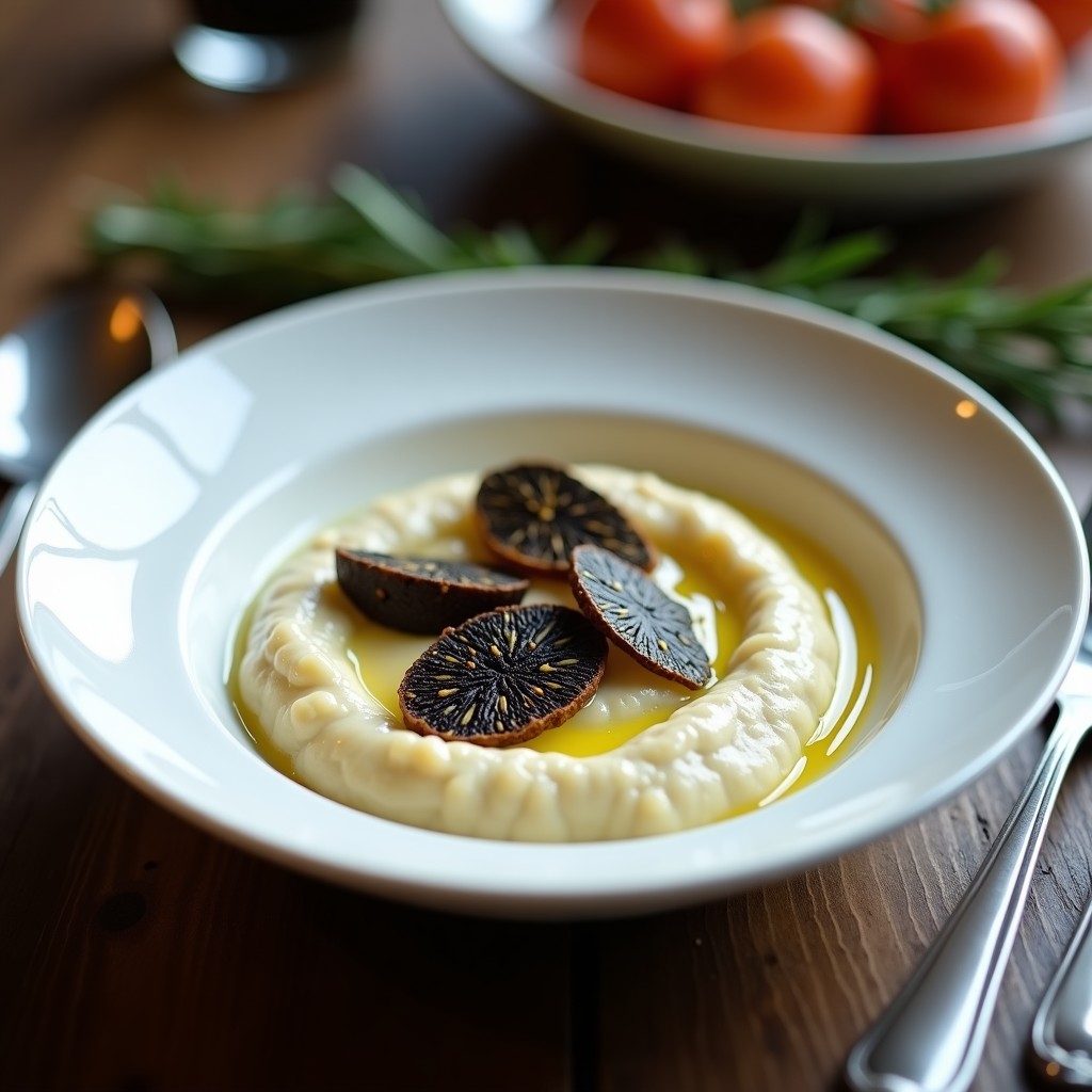 Puré de Coliflor con Ajo Negro y Trufa: Receta Gourmet Keto en 15 Minutos