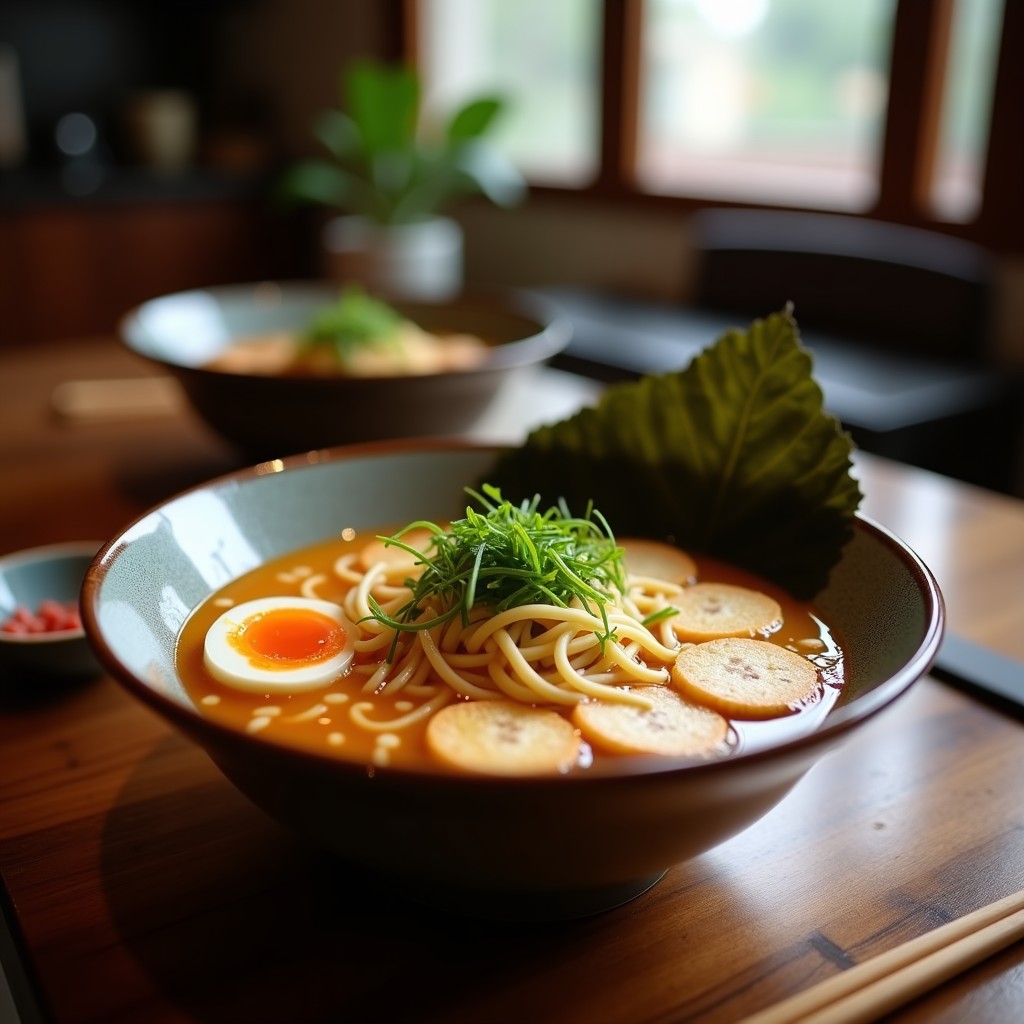Ramen tonkotsu casero con caldo cremoso y fideos perfectos, lista para comer