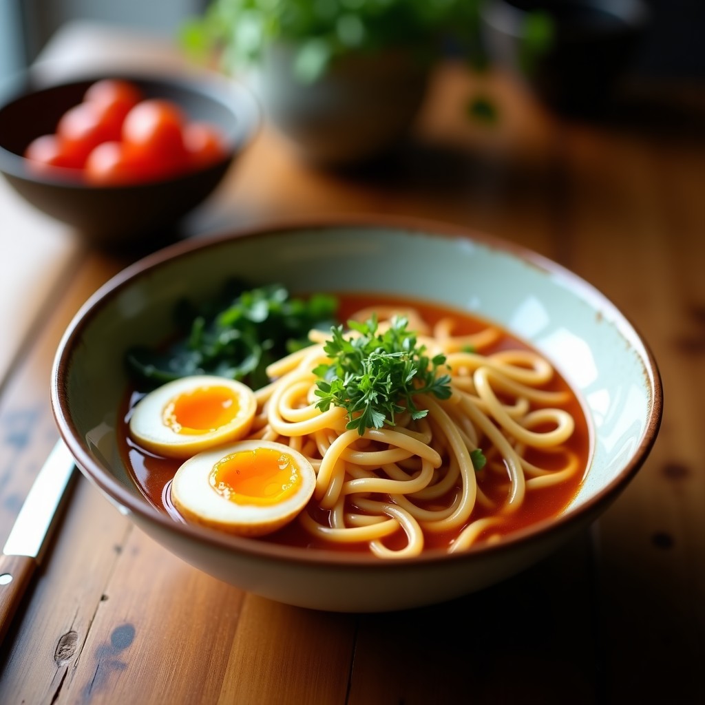 Ramen Vegano Cremoso de Miso y Sésamo (Estilo Tan Tan): Receta Fácil y Reconfortante en 30 Minutos