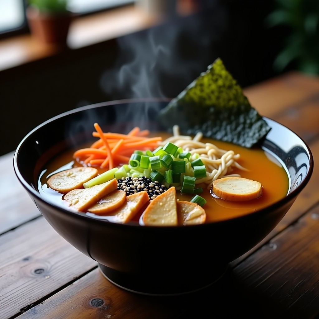 Ramen Vegano de Raíces con Hongo Shiitake: Receta Reconfortante en Thermomix sin Gluten