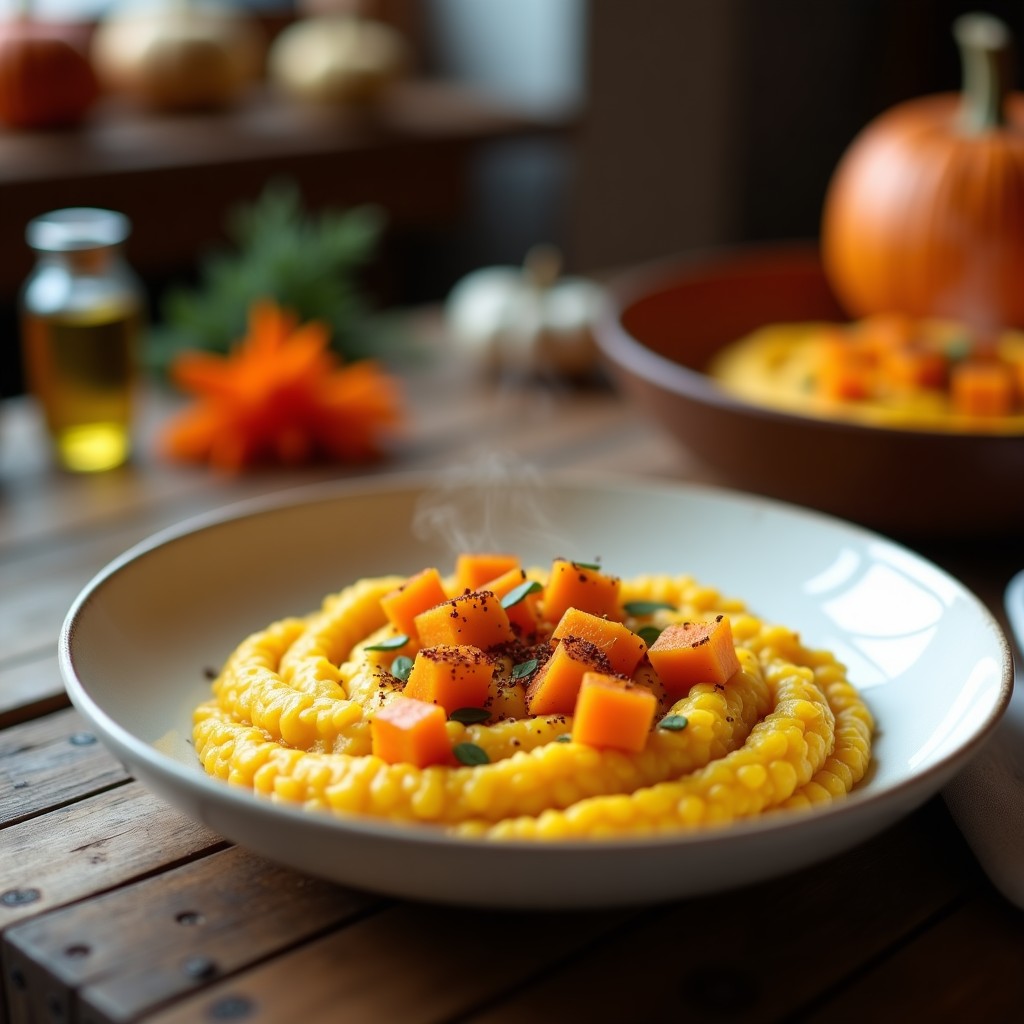 Risotto de Azafrán y Calabaza: Receta en Ollas Superpuestas Sin Vigilar en 30 Minutos