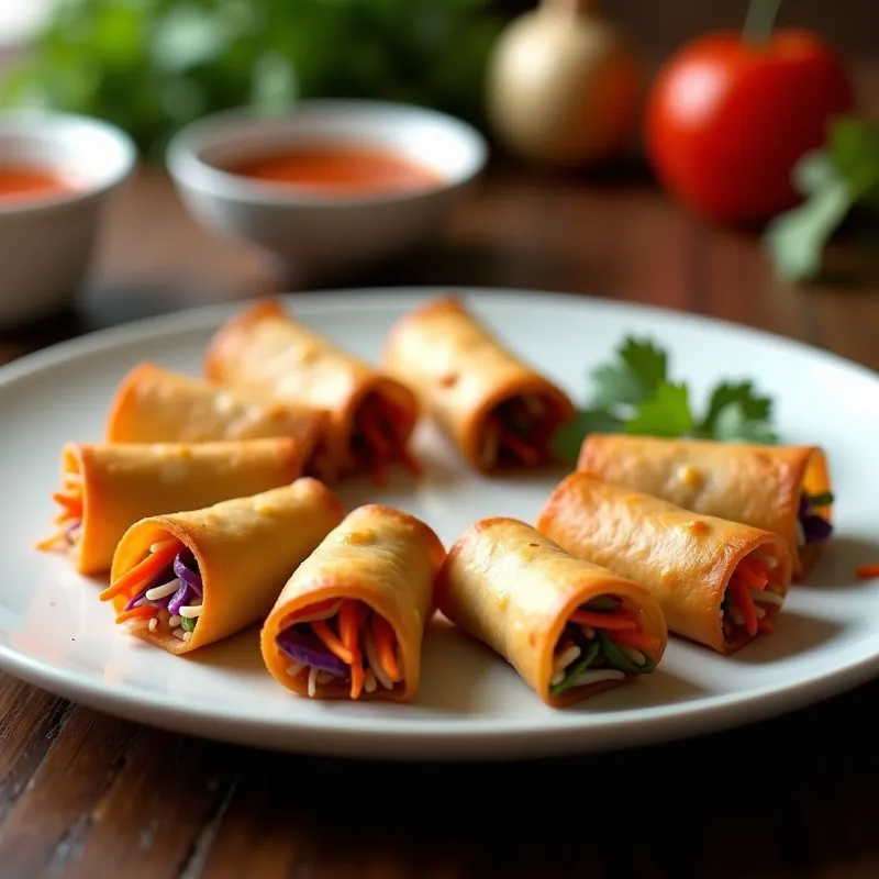 Rollitos de Primavera Veganos: Receta Crujiente en Airfryer sin Aceite
