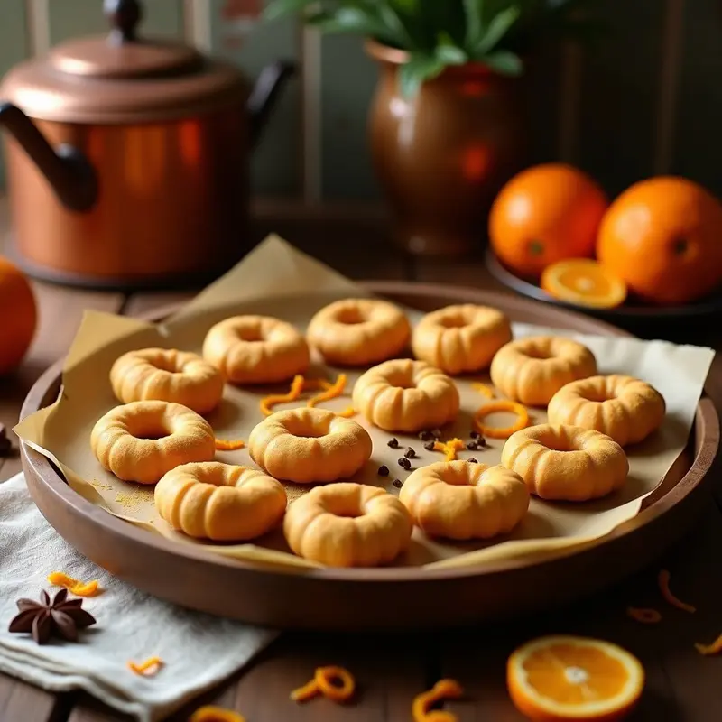 Roskas de anís y ralladura de naranja: Galletas Alicantinas Sin Mantequilla y Esponjosas