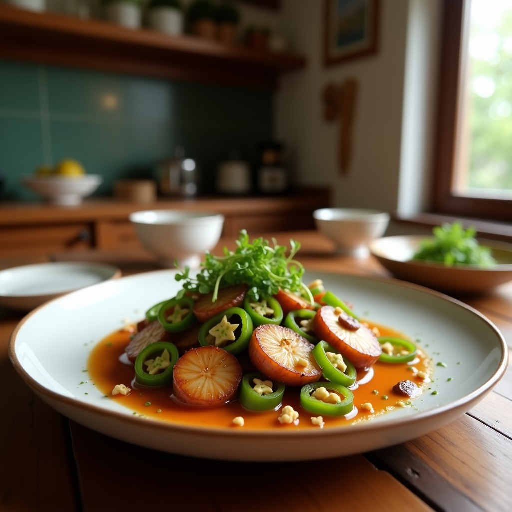 Salteado Rápido de Ternera y Pimientos Verdes con Salsa de Ostras: Receta China Fácil en 20 Minutos