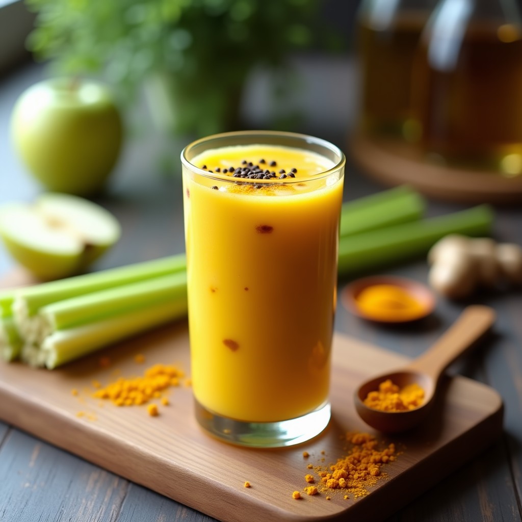 Smoothie de Cúrcuma y Pimienta Negra: Receta Antiinflamatoria y Detox para el Hígado