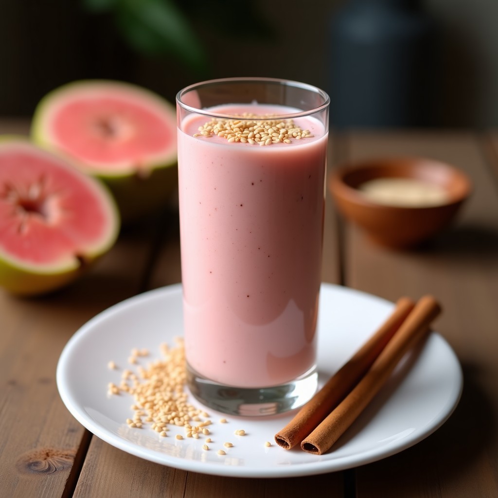 Smoothie de Guayaba y Maca: Bebida Antioxidante Peruana para el Desayuno