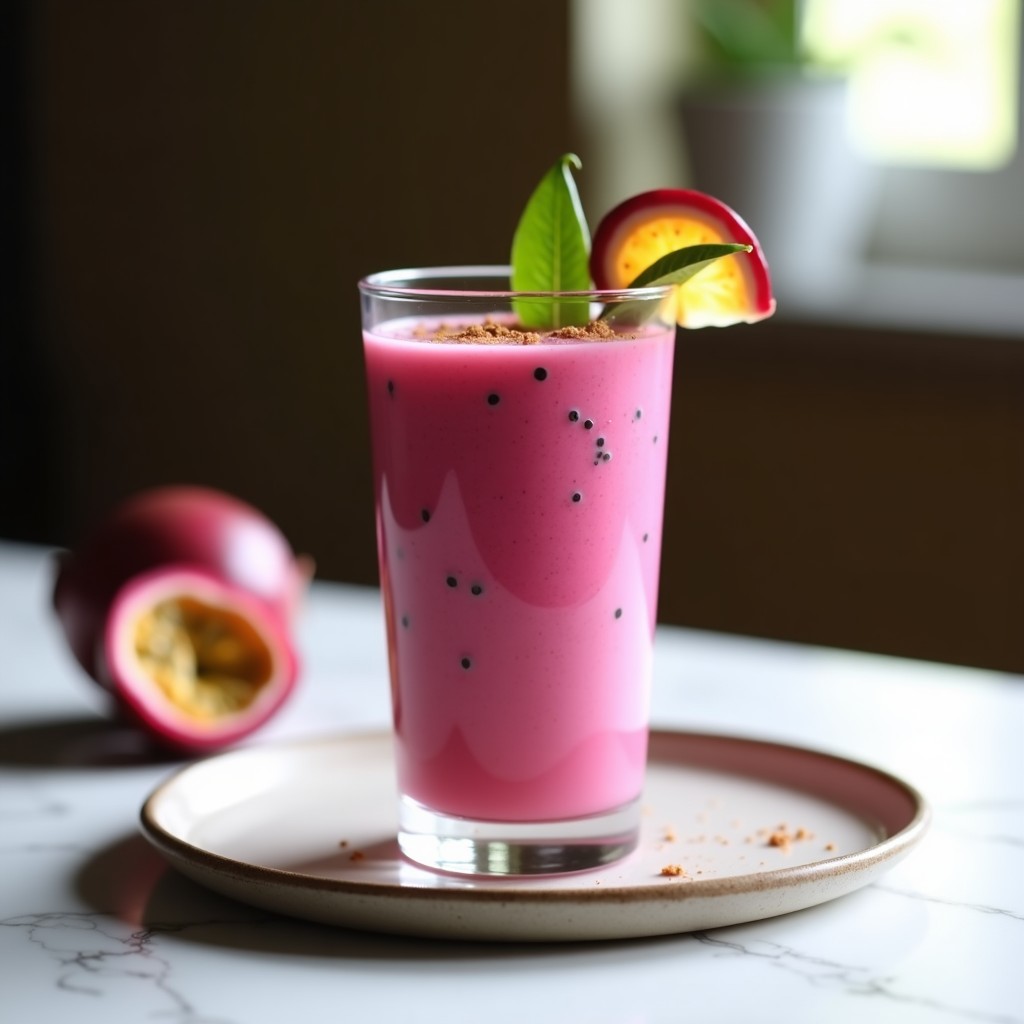 Smoothie de Pitahaya y Aloe Vera con Semillas de Chía: Bebida Colombiana Depurativa