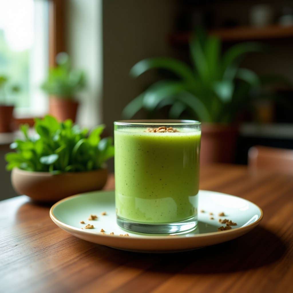 Smoothie Verde con Moringa y Jengibre: Receta Detox y Energizante en Thermomix