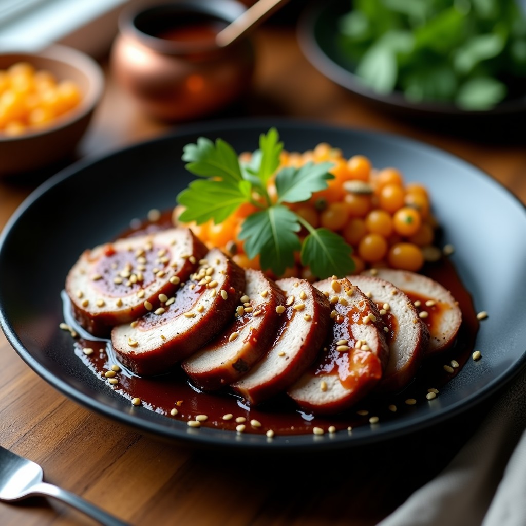 Solomillo de Cerdo con Salsa de Café y Chile: Receta en Olla Lenta con Toque Mexicano Gourmet