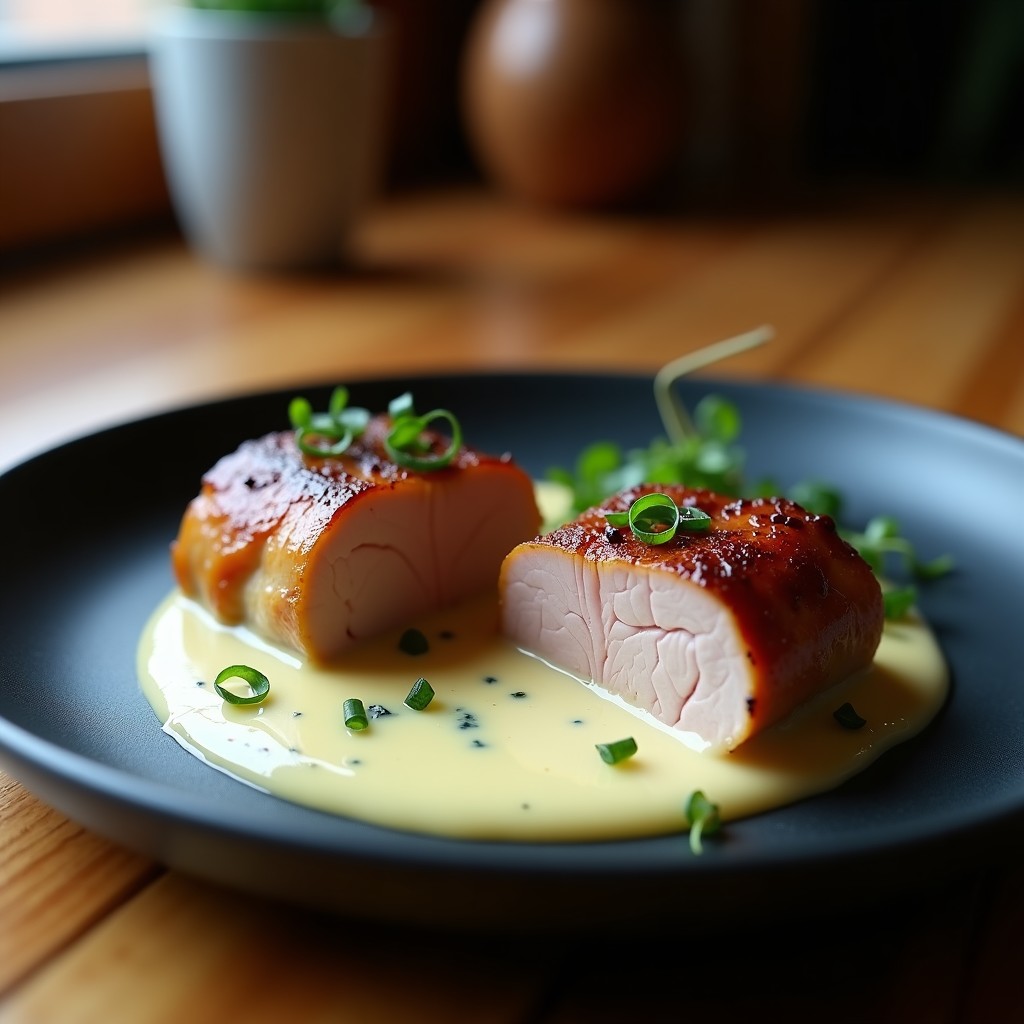 Solomillo de Cerdo al Queso Azul: Receta Cremosa y Fácil en Sartén