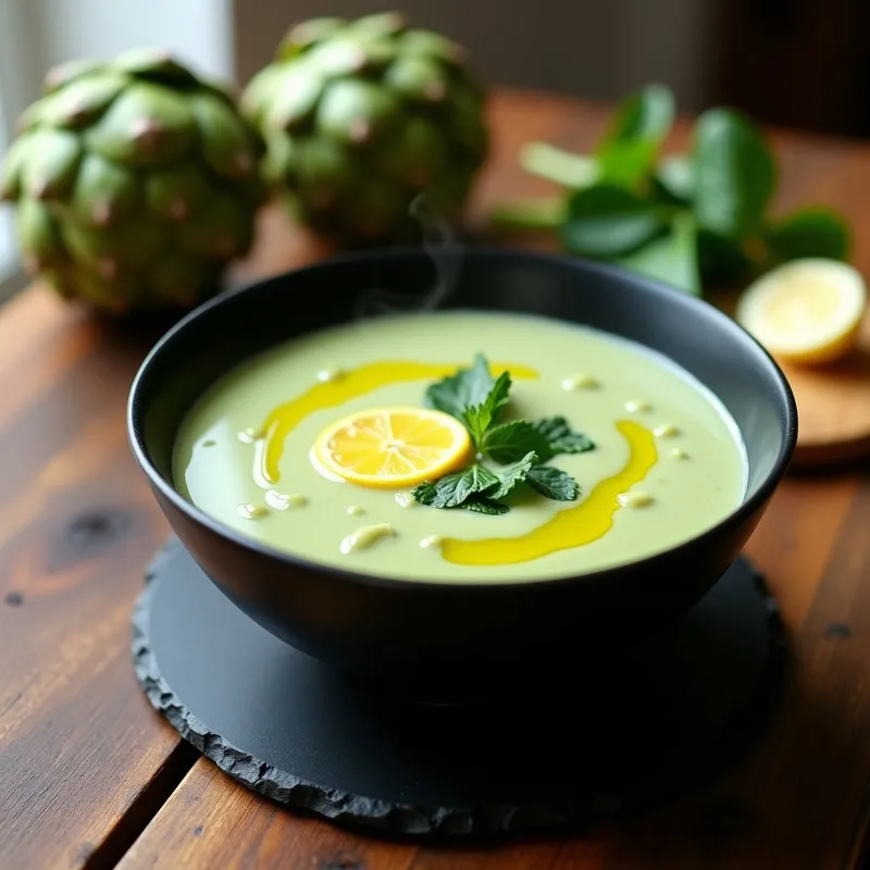 Sopa de Alcachofas con Espinacas y Jengibre: Receta Detox y Antiinflamatoria en 25 Minutos