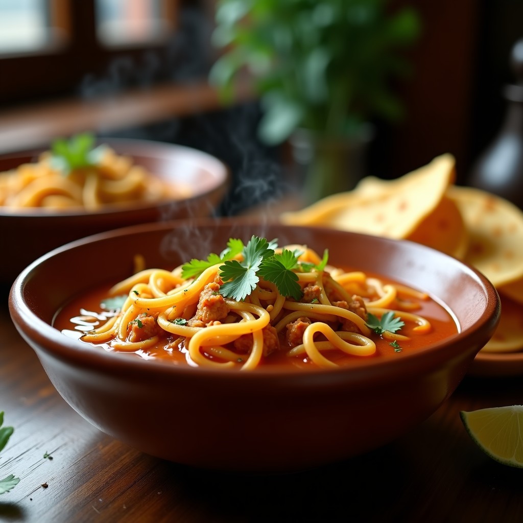 Sopa de Fideo con Chipotle y Pollo: Receta en Airfryer con Toque Ahumado