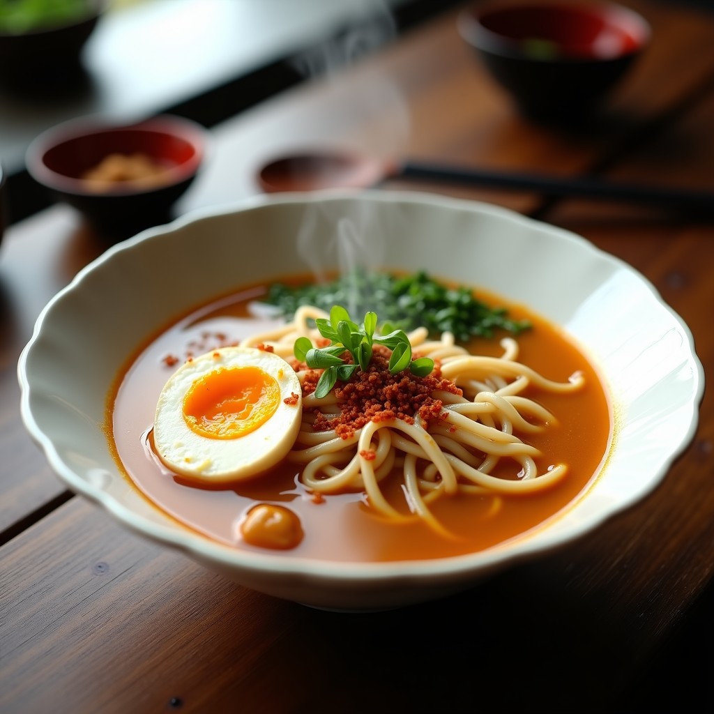 Sopa de Fideos Hakata con Huesos de Cerdo y Jengibre: Receta Japonesa Reconfortante en Olla Express