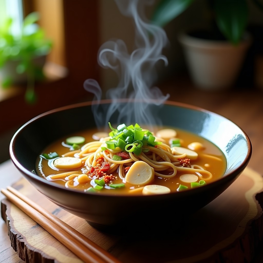 Sopa de Fideos Soba con Pollo y Jengibre: Receta Japonesa en Thermomix Antiinflamatoria y Rápida