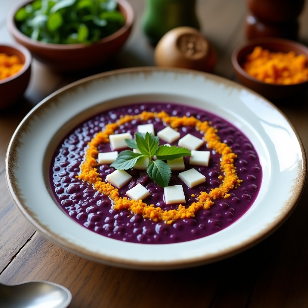 Sopa de Lentejas Moradas con Coco y Cúrcuma: Receta India en Thermomix Detox y Sin Gluten