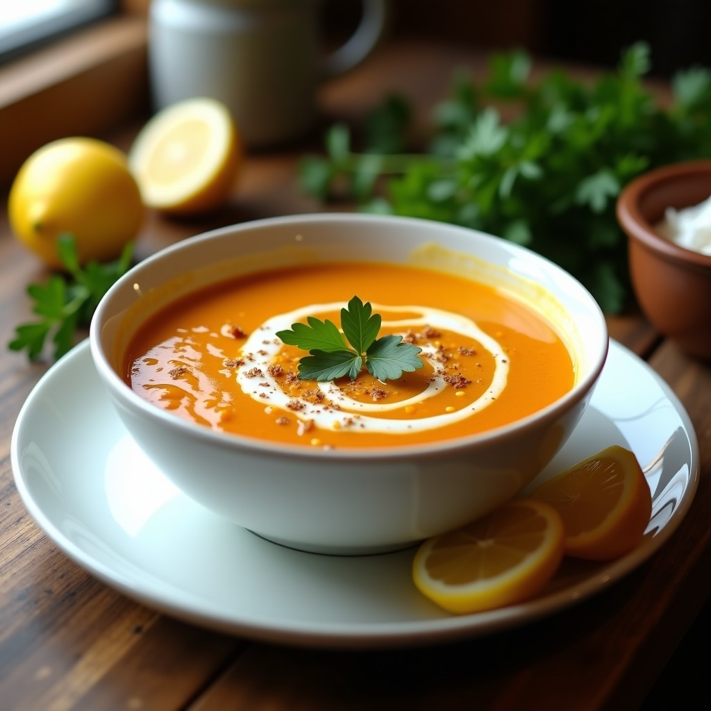 Sopa de Lentejas Rojas y Jengibre con Toque de Limón: Receta Detox en Thermomix