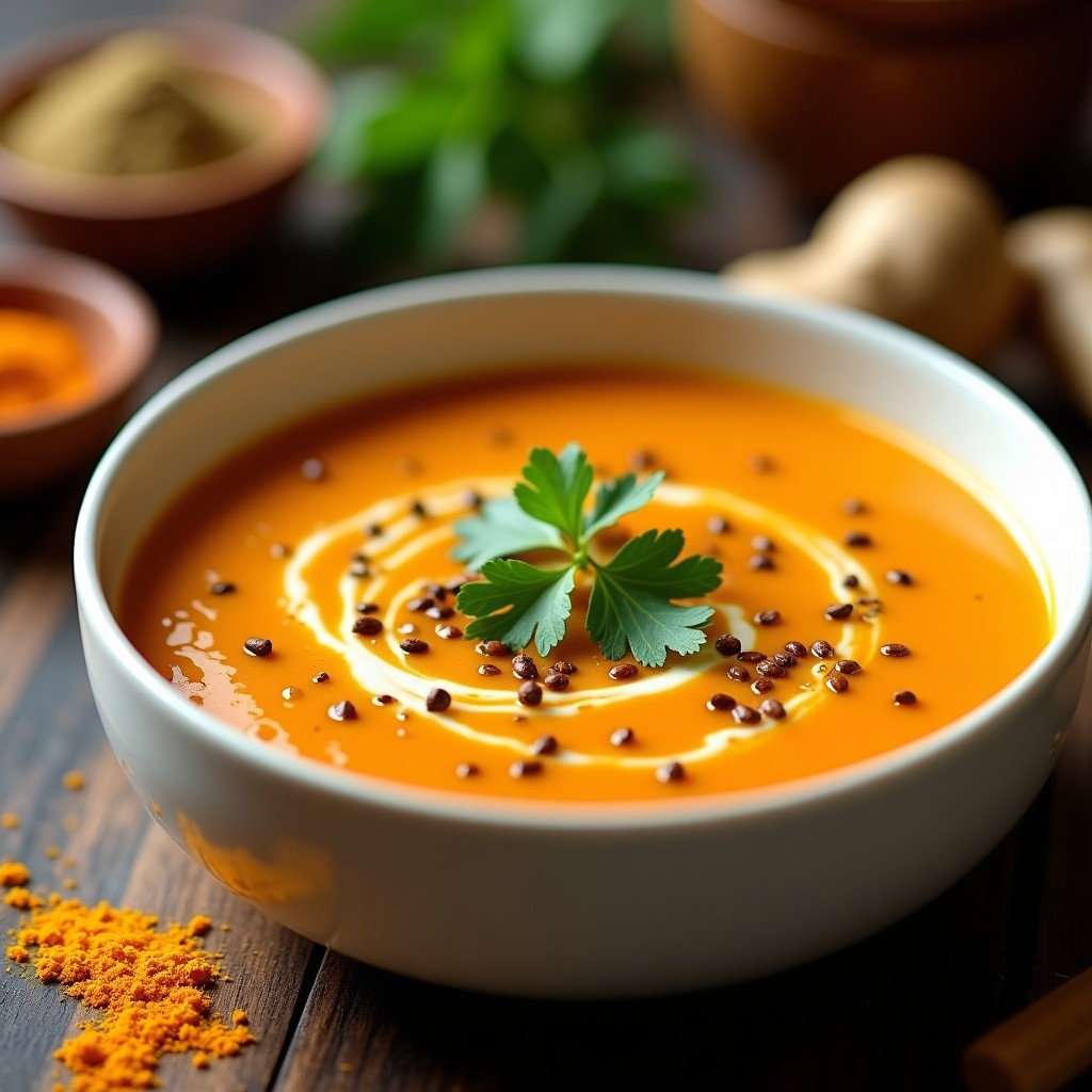 Sopa de Lentejas Rojas y Jengibre: Receta Ayurvédica en Thermomix para Fortalecer el Sistema Inmunológico