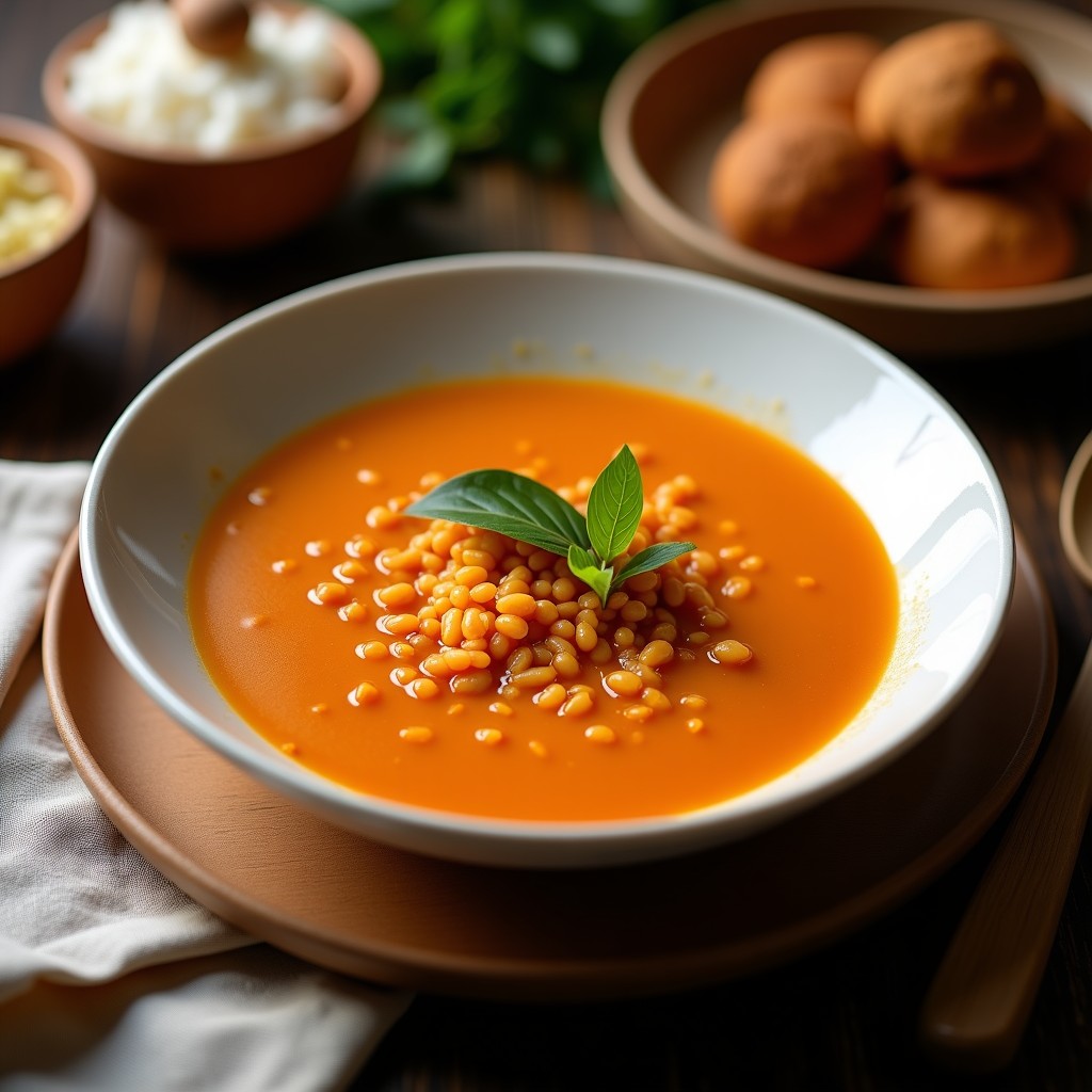 Sopa de Lentejas Rojas con Leche de Coco: Receta en Thermomix Antiinflamatoria