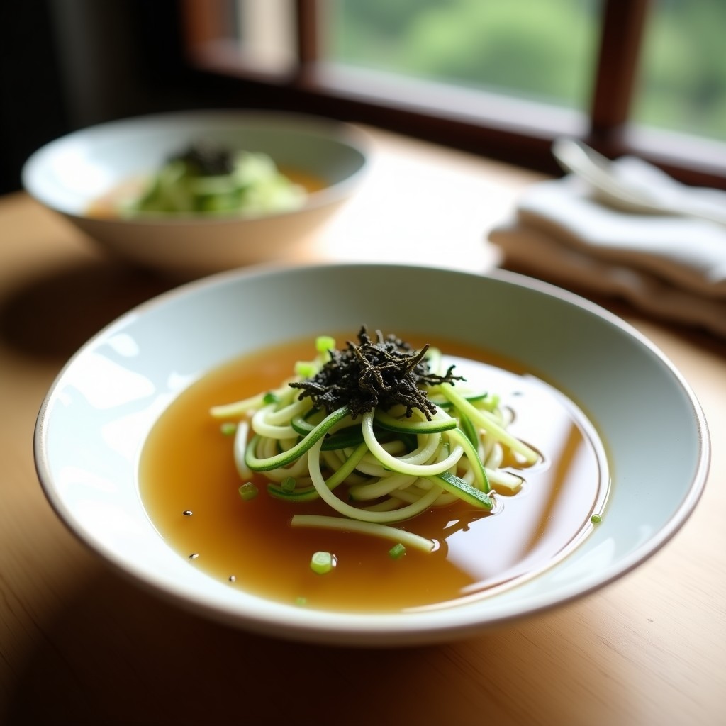 Sopa de Misos y Calabacín: Receta Japonesa en Airfryer Sin Aceite y Baja en Calorías