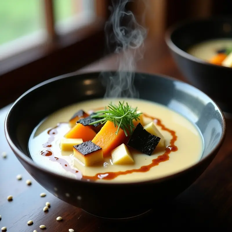 Sopa de Miso con Calabaza Ahumada: Receta en Thermomix en 20 Minutos con Toque Japonés